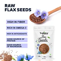 TruNutra_ Flax Seeds For Weight Loss | High In Omega-3  Protein Rich | Alsi Seeds | Hair Growth Flax Seeds 100gm-thumb1