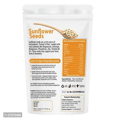 TruNutra_ Sunflower Seeds For Eating | Rich With Protein  Zinc | 100% Natural Diet Sunflower Seeds 100gm-thumb3