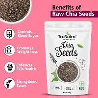 TruNutra _Chia Seeds For Weight Loss | Filled With Fiber  Zinc Rich Diet | 100% Natural Chia Seeds 100gm (Mini Pouch)-thumb3