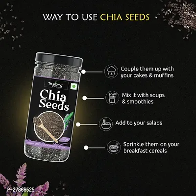 TruNutra_ Chia Seeds For Weight Loss Omega-3 and Zinc Rich Diet Food Chia Seeds 200gm-thumb2