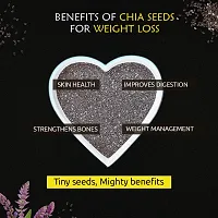 TruNutra_ Chia Seeds For Weight Loss Omega-3 and Zinc Rich Diet Food Chia Seeds 200gm-thumb2