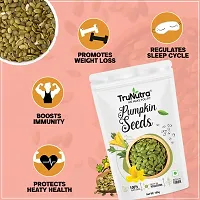 TruNutra_ Pumpkin Seeds For Eating | Rich With Zinc  Fiber | Raw  Healthy Snack | A-Grade Pumpkin Seeds 100gm-thumb1