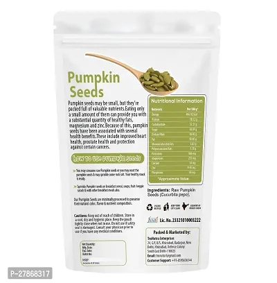 TruNutra_ Pumpkin Seeds For Eating | Rich With Zinc  Fiber | Raw  Healthy Snack | A-Grade Pumpkin Seeds 100gm-thumb3