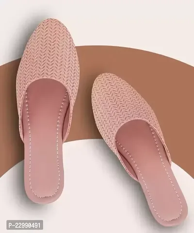 Elegant Beige Mesh Self Design Fashion Sandals For Women