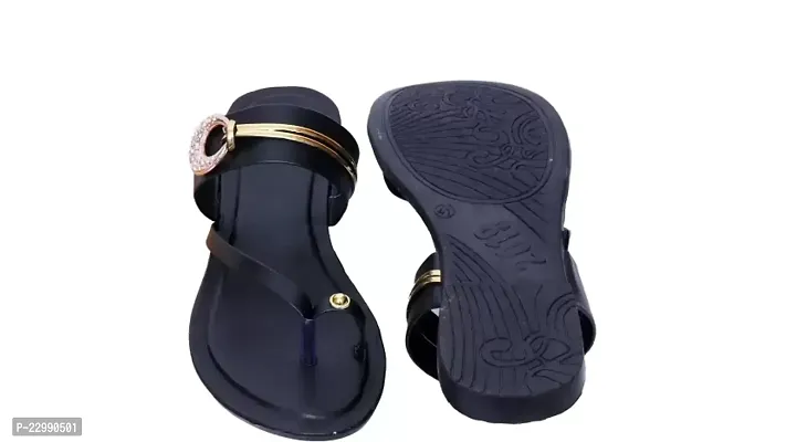 Elegant Blue Mesh Self Design Fashion Sandals For Women-thumb3