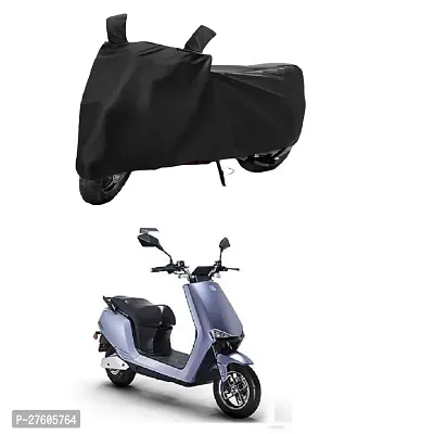 SWISSBELLBGauss A2 Two Wheeler Motercycle Bike and Scooty  Cover  Premium 190T Fabric_Black-thumb0