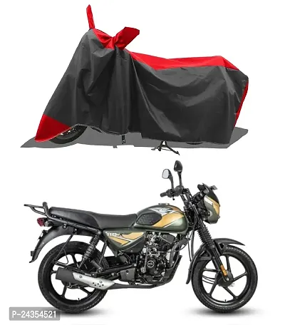 Two WheelerScootyBike Cover for New Bajaj CT 110X Cover  Nonwoven Fabric_Red Stripe Large-thumb0