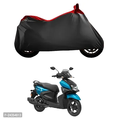 Two WheelerBike Cover for RayZR Street Rally 125 Fi Hybrid SCOOTY Bike Cover  Nonwoven Fabric(Red and Black)