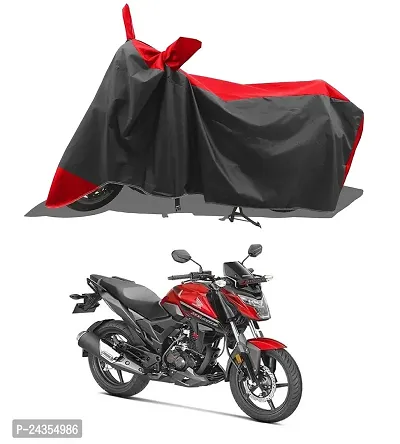 Two WheelerScootyBike Cover for Honda XBlade Cover  Nonwoven Fabric_Red Stripe