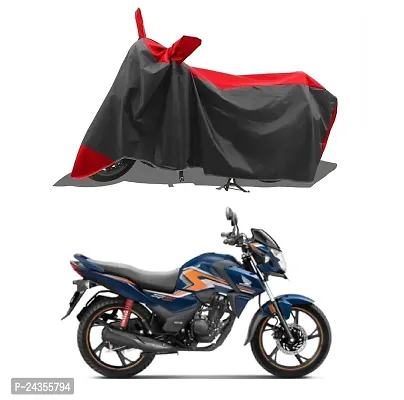 Two WheelerBike Cover for Honda SP 125 Sports Edition Bike Cover  Nonwoven  Fabric_Red Stripe
