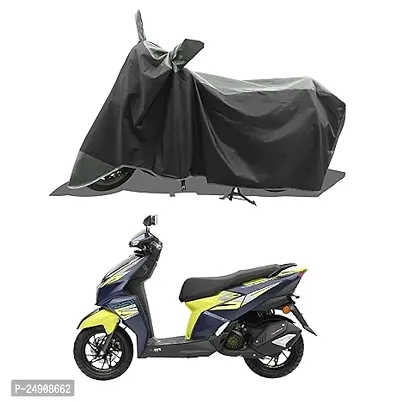 WaterResistant Bike/Scooty Cover for TVS NTORQ Polyester Fabric_Grey