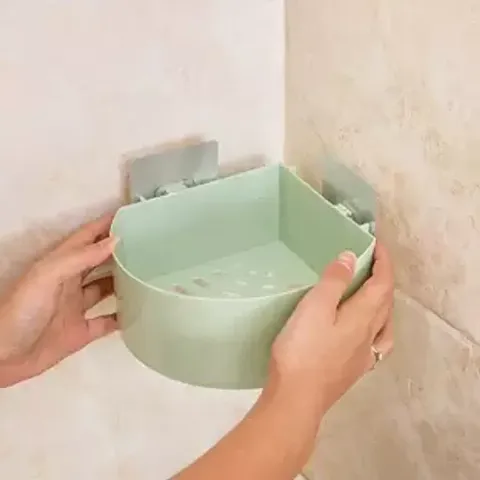 Plastic Bathroom Organizing Shelves