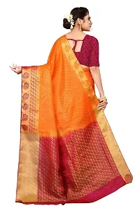 SRI SAI Woman's Solid Silk Festival Wear Light Weight And Adjustable Saree With Unstiched Blouse (S_F_248_Pink 2)-thumb3