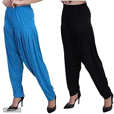 Classic Viscose Solid Ethinic Salwars for Women, Pack of 2