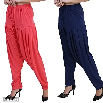 CASUAL WOMENS PATIALA PANT - PACK 0F 2