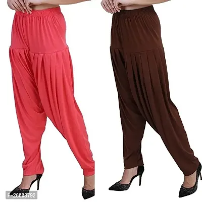 CASUAL WOMENS PATIALA PANT - PACK 0F 2