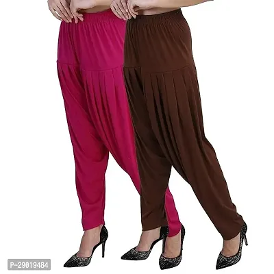 Casual Womens Patiala Pant - Pack OF 2