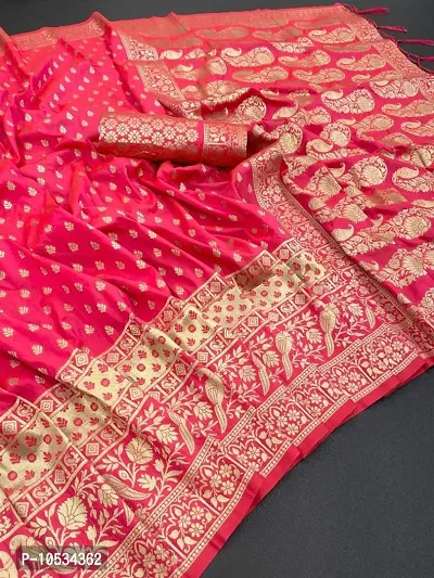 Beautiful Art Silk Saree with Blouse piece-thumb0