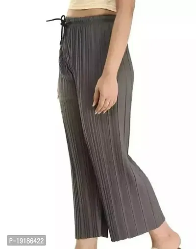 Grey Rayon Ethnic Skirts   Palazzos For Women-thumb0
