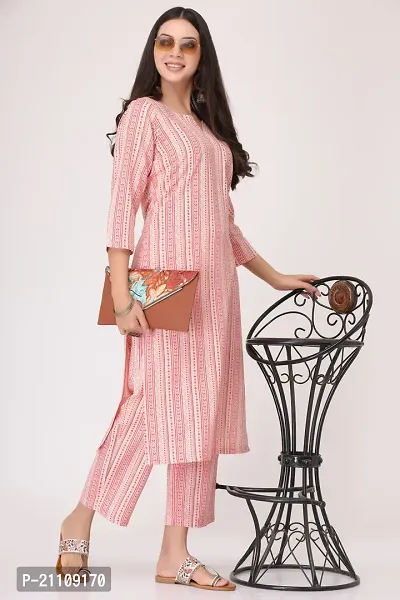 Stylish Women Cotton Kurta Bottom Set