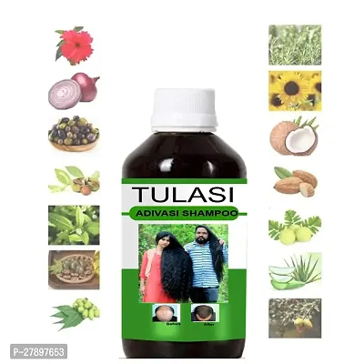 100% Pure  Natural Adivasi Tulsi Herbal Hair Shampoo for Hair Fall And Hair Growths (125ML) Pack of 2-thumb5