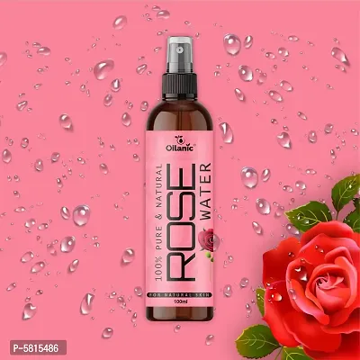 Premium Rose Water For Men  Women Combo Pack Of 4 Bottles Of 100 Ml (400 Ml)-thumb4