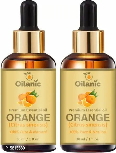 Premium Orange Essential Oil Combo Pack Of 2 Bottles Of 30 Ml(60 Ml)