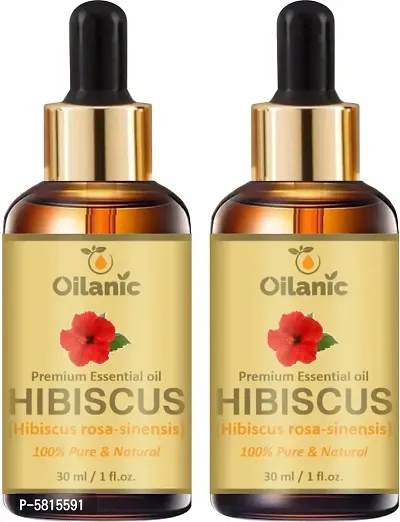 Premium Hibiscus Essential Oil Combo Pack Of 2 Bottles Of 30 Ml(60 Ml)