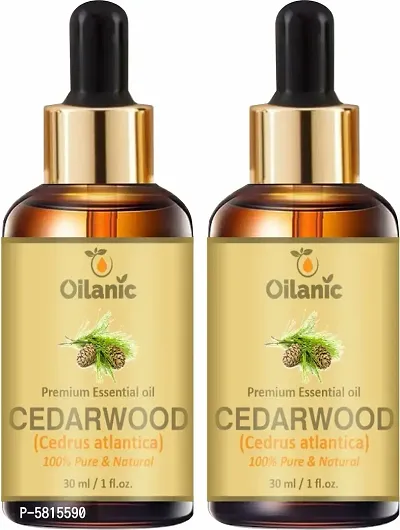Premium Cedarwood Essential Oil Combo Pack Of 2 Bottles Of 30 Ml(60 Ml)