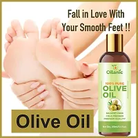 Premium Olive Oil  Sweet Almond Oil Combo Pack Of 2 Bottles Of 100 Ml(200 Ml)-thumb2