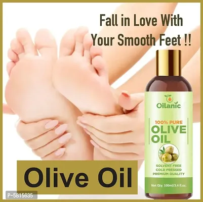 Premium Olive Oil  Sweet Almond Oil Combo Pack Of 2 Bottles Of 100 Ml(200 Ml)-thumb3