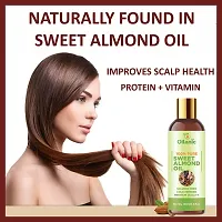 Premium Olive Oil  Sweet Almond Oil Combo Pack Of 2 Bottles Of 100 Ml(200 Ml)-thumb3