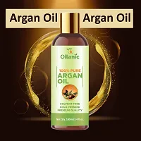 Premium Argan Oil  Walnut Oil Combo Pack Of 2 Bottles Of 100 Ml(200 Ml)-thumb1