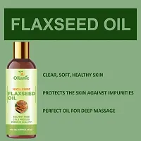 Premium Flaxseed Oil, Grapeseed Oil & Karanj Oil Combo Pack Of 3 Bottles Of 100 Ml(300 Ml)-thumb1