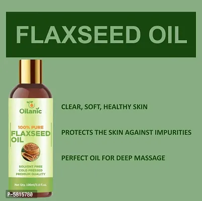 Premium Flaxseed Oil, Grapeseed Oil & Karanj Oil Combo Pack Of 3 Bottles Of 100 Ml(300 Ml)-thumb2