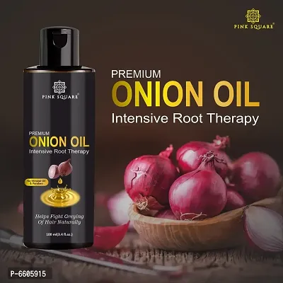 Premium Onion Oil - Intensive Root Therapy With Active Hair Growth Booster Ingredients- For Anti Hair Fall and Promotes Hair Regrowth -100 Ml-thumb2
