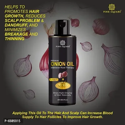 Premium Onion Oil - Intensive Root Therapy With Active Hair Growth Booster Ingredients- For Anti Hair Fall and Promotes Hair Regrowth -100 Ml-thumb3