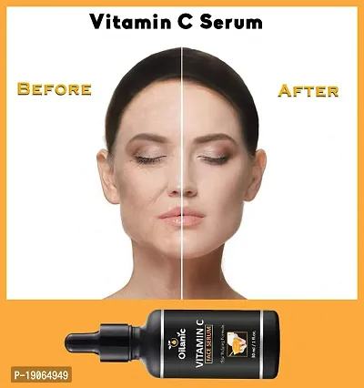 Oilanic Vitamin C Face Serum For Anti Aging, Smoothening  Brigthening Face For Men  Women Combo Pack of 2 Bottles of 30 ml(60 ml)-thumb5