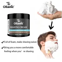 Oilanic Men's Shaving Cream Enriched with Flaxseed Sesame and Olive Oil to Get Smooth Shave Skin Pack of 1 of 100 Grams-thumb1