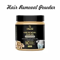 Oilanic Sandalwood + Vanilla Hair Removal Combo Pack of 2 Jar 150gms (300gms)-thumb1