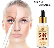 24K Gold Skin Serum for Remove Dark Spots  Intimate Area lightening Serum for Lighter Skin Tone Effectively (Each,30ml) - Set of 2 Items-thumb1