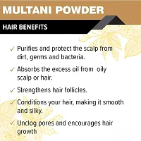 Oilanic 100% Pure  Natural Multani Mitti Powder- For Skin  Hair Combo Pack of 3 Jar (300gm)-thumb4