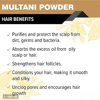 Oilanic 100% Pure  Natural Multani Mitti Powder- For Skin  Hair Combo Pack of 3 Jar (300gm)-thumb5