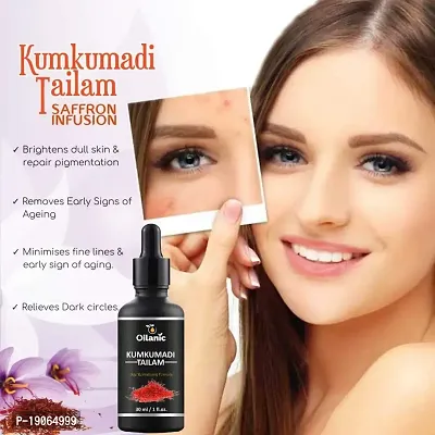 Oilanic Kumkumadi Tailam For Glowing, Spotless, Anti-Ageing  Radiant Skin (30 ml)-thumb5