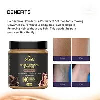 Oilanic Chocolate Hair Removal Powder Combo Pack of 2 Jar 100gms (200gms)-thumb3