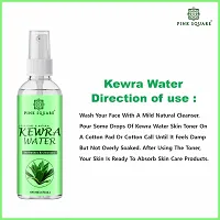 Pink Square Natural Fragrances Kewra water Tightening Refreshing Toner Face Toner/Skin Toner/Makeup Remover - For All Skin Types Women  Men Pack of 2 of 100ML(200 ML)-thumb3