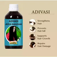 Adivasi Jeeva Sanjeevini Herbal Hair Shampoo For Regrowth And Long Hair Pure Natural (125ML) Pack of 1-thumb3