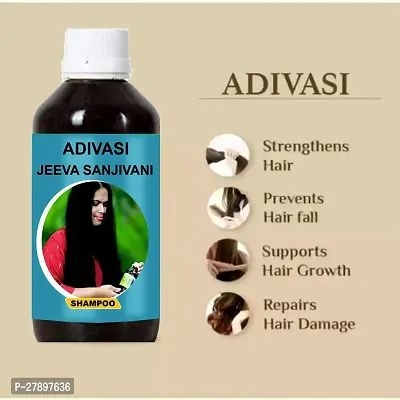 Adivasi Jeeva Sanjeevini Herbal Hair Shampoo For Regrowth And Long Hair Pure Natural (125ML) Pack of 1-thumb4