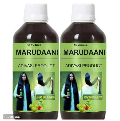 MARUDAANI Adivasi Ayurvedic Shampoo For Hair Fall Control  Hair Nouirishmentnbsp;(125ML) Pack of 2