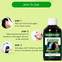 Kasturi Herbal Adivasi Hair Shampoo for Dandruff Control, Hair Fall Control (125ML) Pack of 2-thumb2